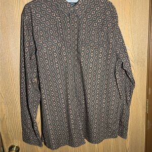 GIBSON TRADING CO MEN'S DONOVAN MEDALLION PRINT LONG SLEEVE SNAP WESTERN SHIRT